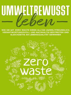 cover image of Umweltbewusst leben